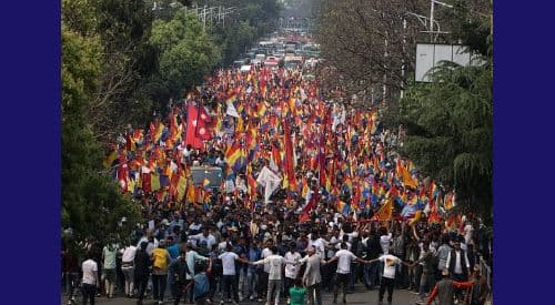 Pro-monarchy movement from May 29, Government remains alert