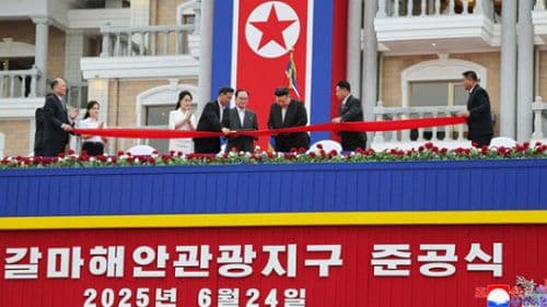 Sight Spot Appears on East Coast as New Scenic Beauty of Socialist Cultural Efflorescence
Inaugural Ceremony of Wonsan Kalma Coastal Tourist Area Held with Splendor