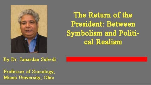 The Return of the President: Between Symbolism and Political Realism