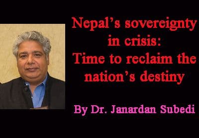 Nepal’s sovereignty in crisis: Time to reclaim the nation’s destiny