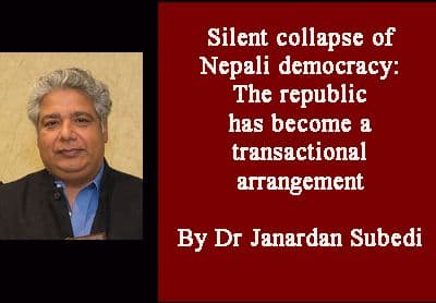 Silent collapse of Nepali democracy: