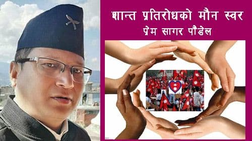 शान्त प्रतिरोधको मौन स्वर - 
देशभक्तिको दर्शन
