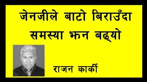 जेनजीले बाटो बिराउँदा समस्या झन बढ्यो