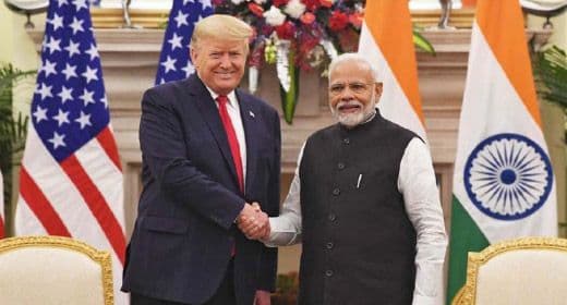 Modi And Trump Chat On The Phone