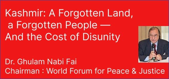 Kashmir: A Forgotten Land, a Forgotten People —And the Cost of Disunity