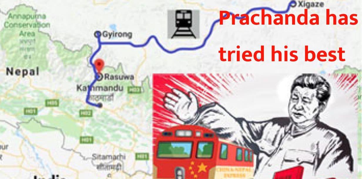 Prachanda has tried his best 
to convince China