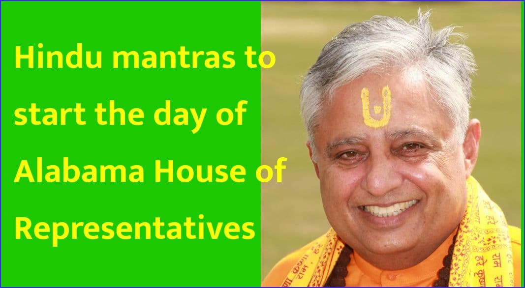 Hindu mantras to start the day of Alabama House of Representatives 