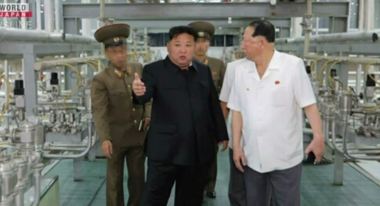 North Korea's Kim Visits Uranium Enrichment Site, Orders More Nuclear Weapons