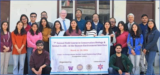 नेपाल इन्जिनियरिङ कलेजमा संरक्षण जीवविज्ञान तथा विश्व स्वास्थ्य सम्बन्धी फिल्ड कोर्स सुरु