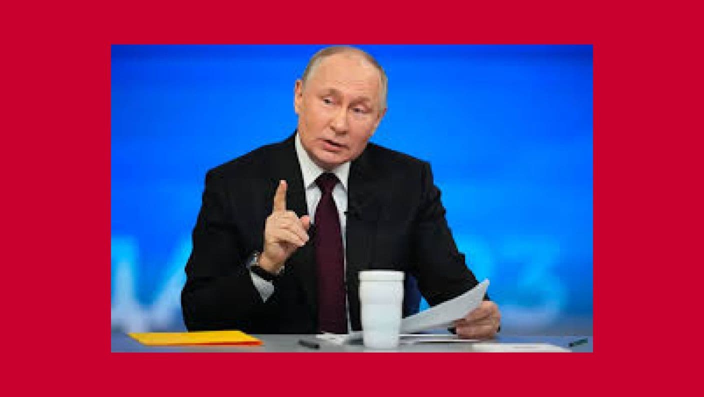 President Vladimir Putin at the plenary session