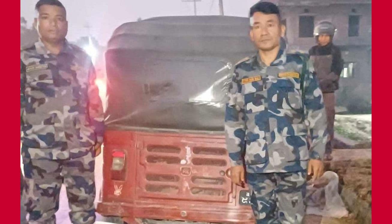 गाँजासहित अटो नियन्त्रणमा