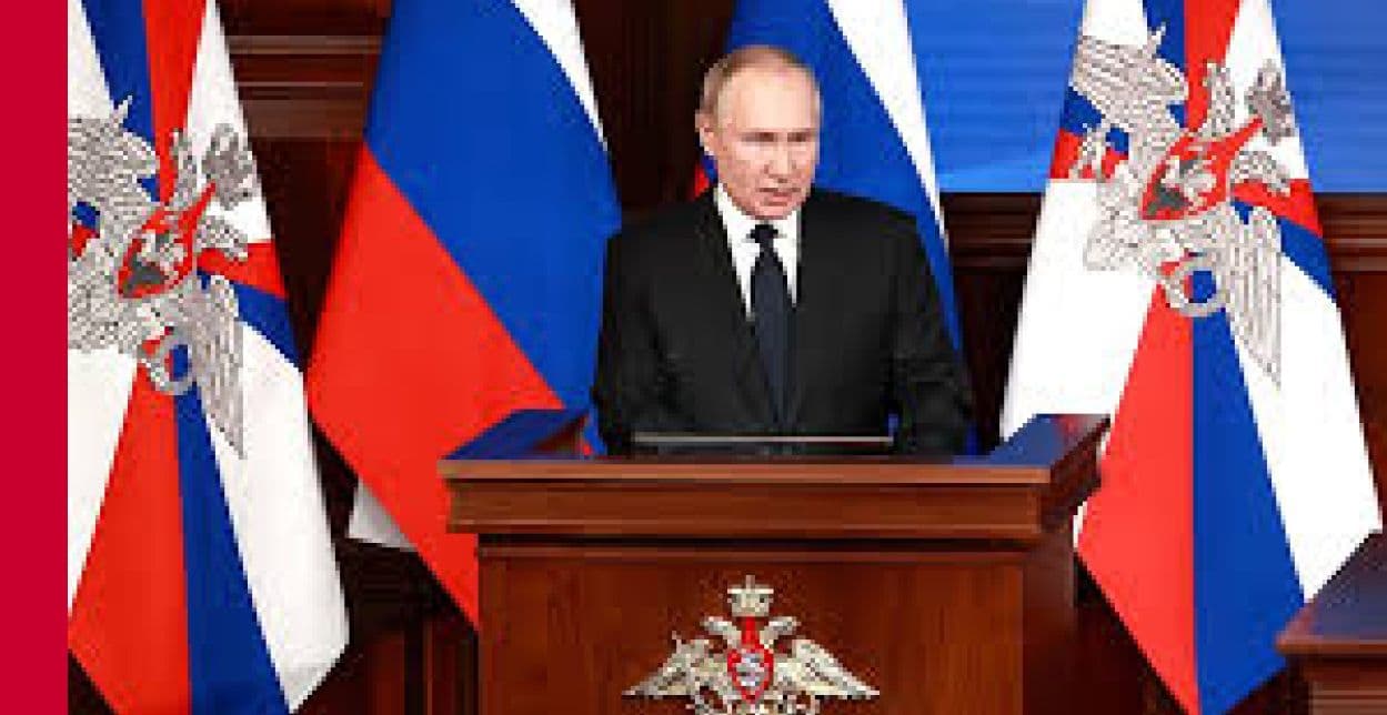 Putin's statements at the 
Defense Ministry