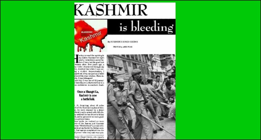 BLOOD-DRIPPING VALLEY OF KASHMIR