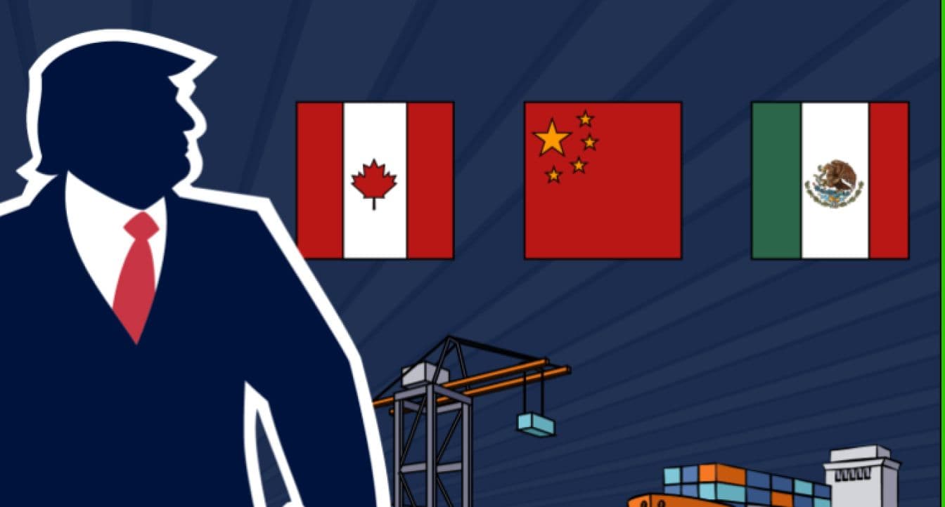 Donald Trump’s Trade Tariffs on Canada, Mexico and China Explained Visually