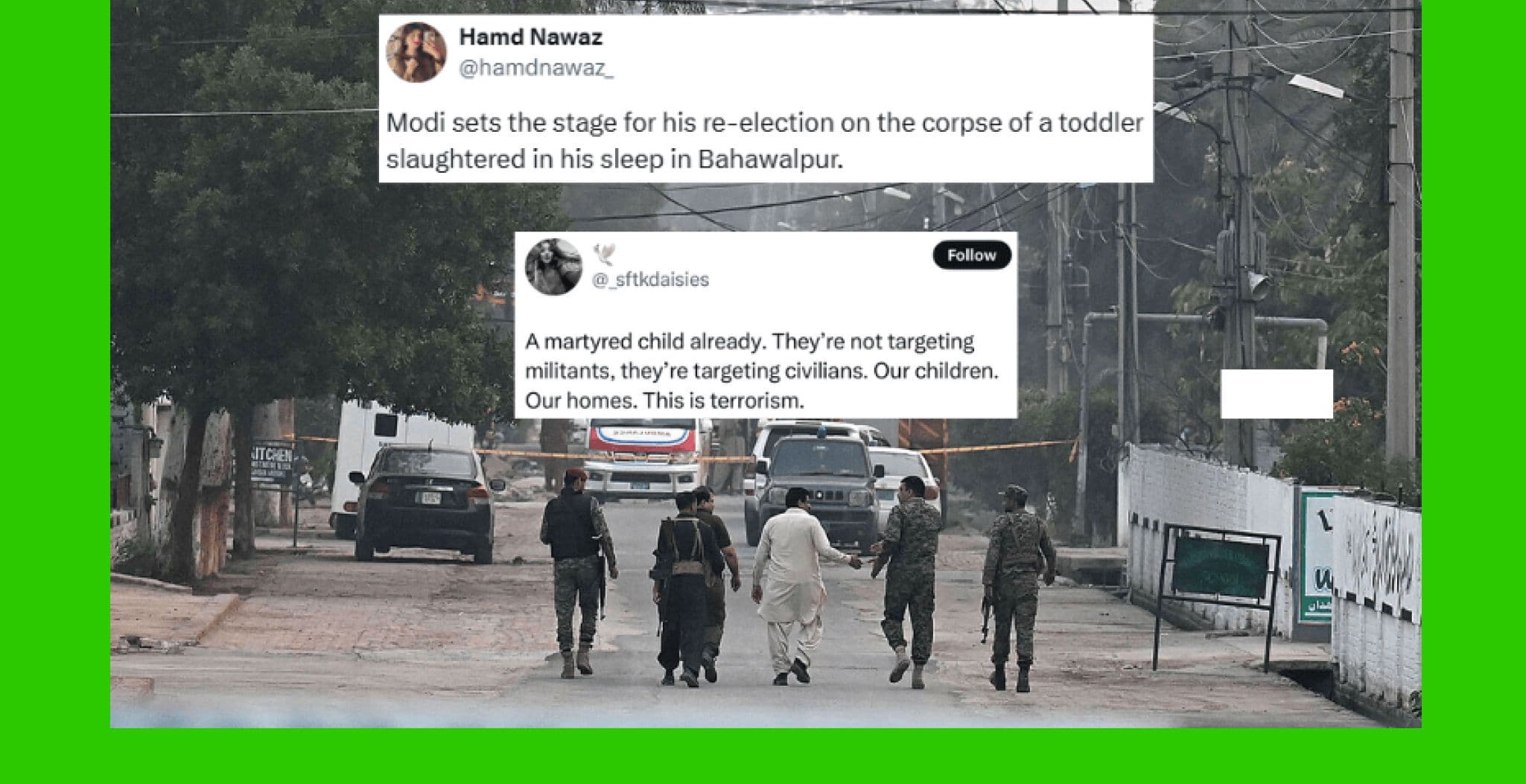 ‘Dear neighbour, don’t start this’: Pakistanis call out Indians celebrating attacks on civilians