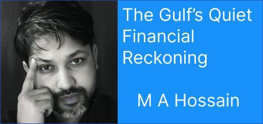 The Gulf’s Quiet Financial Reckoning
By M A Hossain