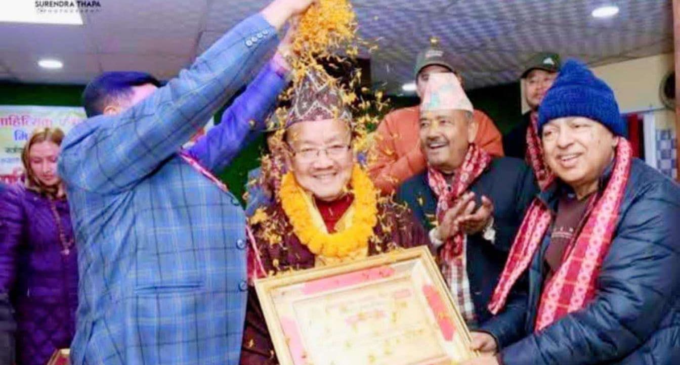 काठमाडौंमा सिक्किमका 
सर्जक टी.बी. चन्द सुब्बाको कृति