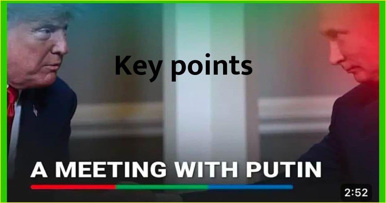 Key points from Putin's statements: