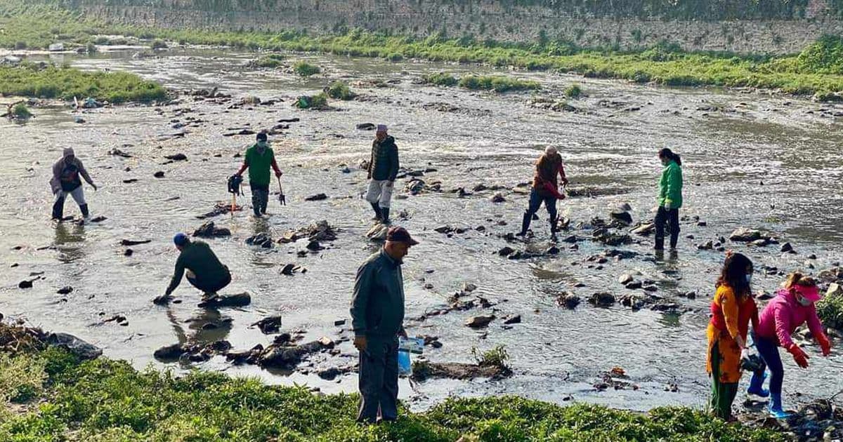 वाग्मती सफाइ अभियान अन्तर्गत ६ सय १५औँ शृङ्खला सम्पन्न