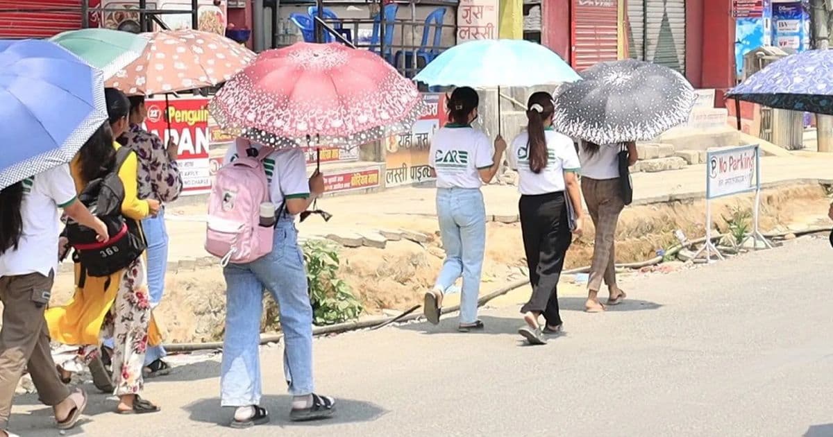 काठमाडौँ उपत्यकामा अत्याधिक गर्मी,दिउसो छिटपुट वर्षा हुने