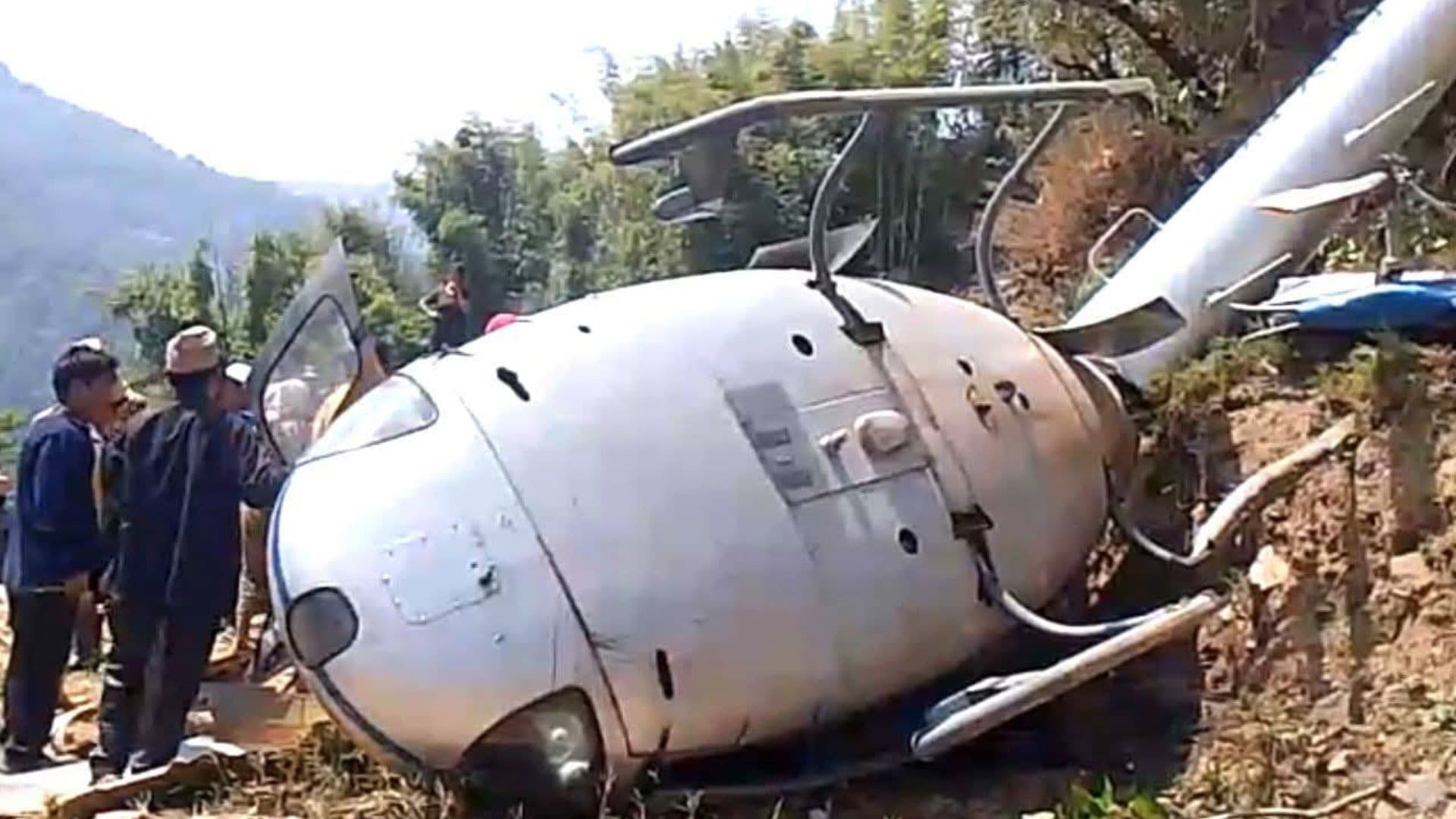 एअर डाइनेस्टीको हेलिकप्टर दुर्घटना