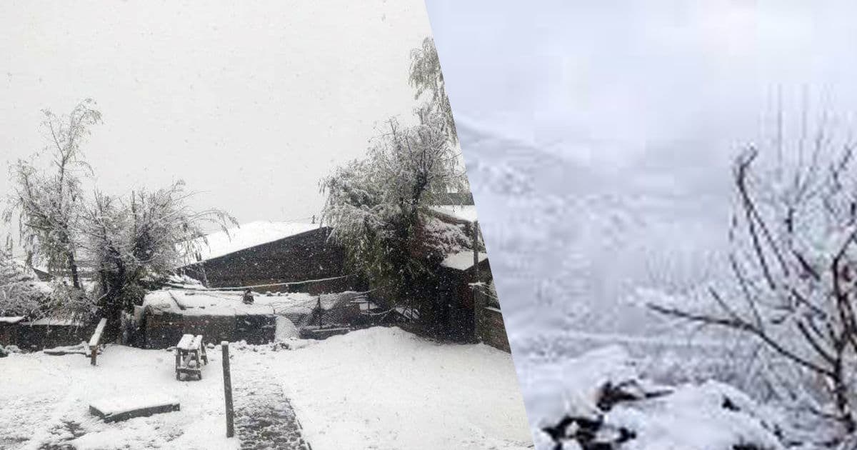 मनाङमा हिमपात सुरु रातको समयमा तापक्रम माइनसमा