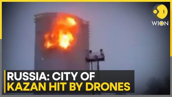 Ukrainian forces used drones to attack Kazan