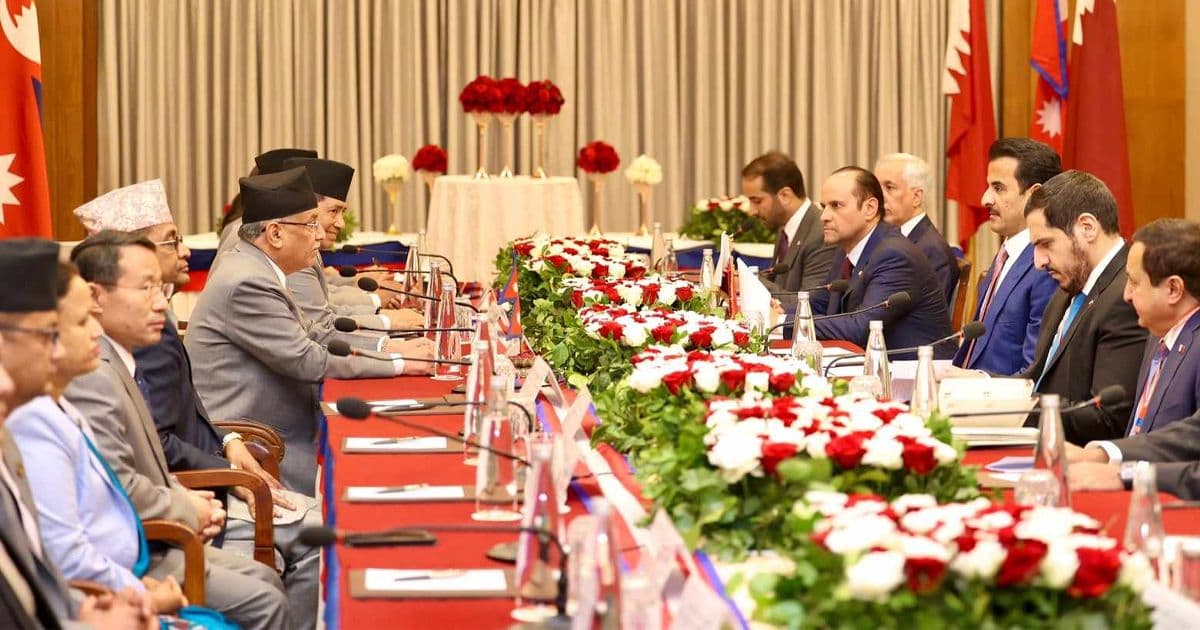 नेपाल र कतारबीच समझदारी सम्झौतामा हस्ताक्षर