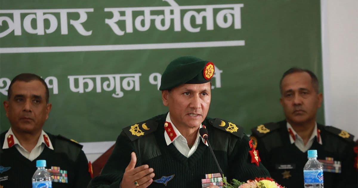 जलन उपचारकाे लागि हस्पिटल बनाउन सेनाकाे चासाे