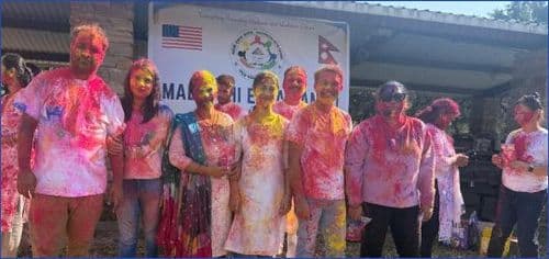 मधेशी एकता समाजले अमेरिकामा होली उत्सव मनायो 