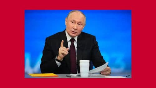 President Vladimir Putin at the plenary session