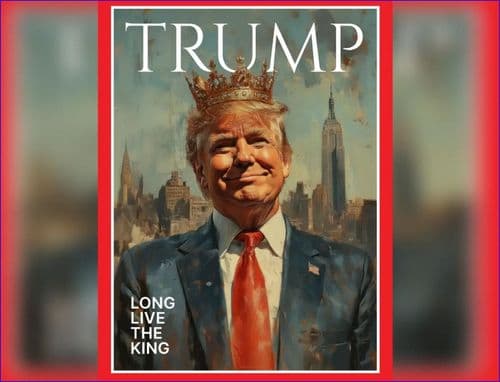 King Trump. Donald Crowns Himself, Draws Widespread Horror