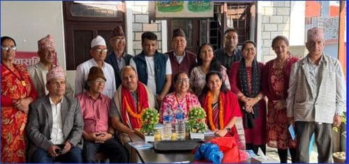 वरिष्ठ लोकगायक, कलाकार, साहित्यकार तथा पत्रकार रामप्रसाद खनाल सम्मानित