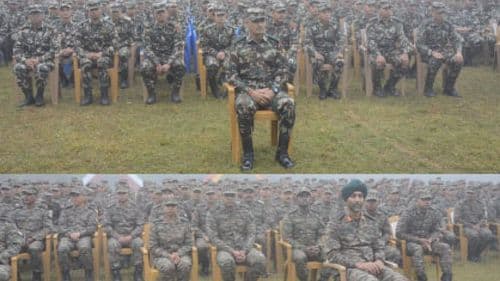 नेपाल भारतका सेनाको सैनिक अभ्यास