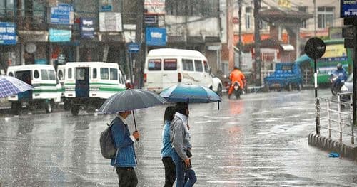 देशको विभिन्न स्थानमा भारी वर्षाको सम्भावना