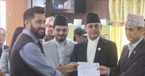 डीपी अर्यालद्वारा सभामुख पदमा मनोनयन दर्ता