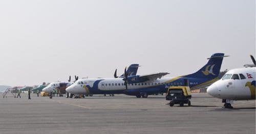 आज साँझ ६ बजेसम्म विमानस्थल बन्द