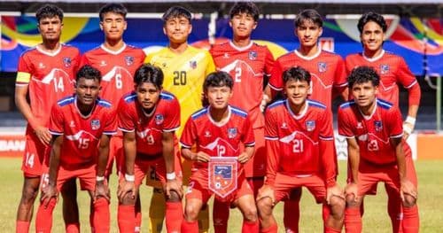 साफ यू–२० सेमिफाइनलमा नेपालले बंगलादेशसँग प्रतिस्पर्धा गर्दै