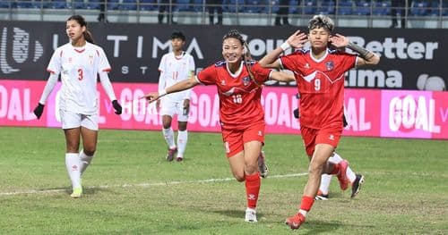 अन्तर्राष्ट्रिय महिला फुटबलको फाइनलमा नेपाल म्यानमारसँग भिड्दै