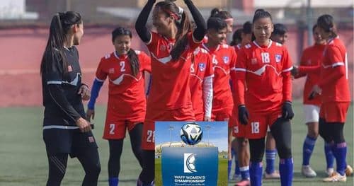 आज वाफ वुमेन्स उपाधीका लागि नेपालले जोर्डनसँग प्रतिस्पर्धा गर्दै 