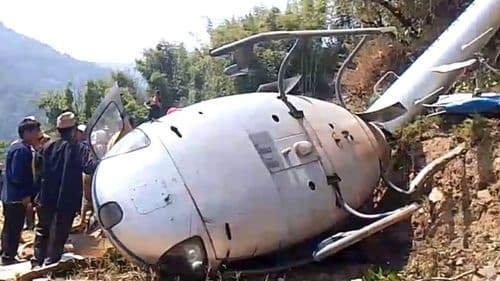 एअर डाइनेस्टीको हेलिकप्टर दुर्घटना