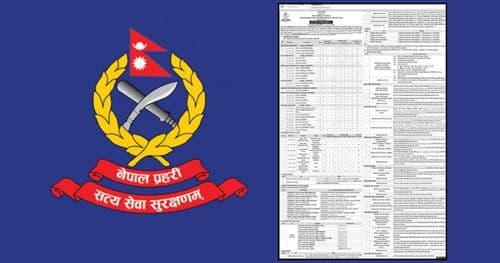 नेपाल प्रहरीकाे प्राविधिकतर्फ सयाैंकाे संख्यामा भर्ना खुल्याे