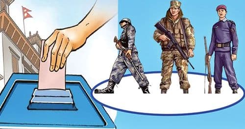 निर्वाचनमा ३ लाख बढी सुरक्षाकर्मी परिचालन