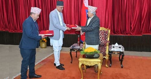 राष्ट्रपतिसमक्ष महान्यायाधिवक्ताको वार्षिक प्रतिवेदन पेस