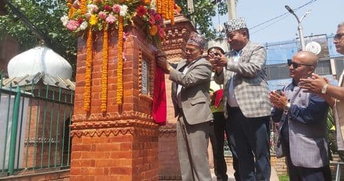 शताब्दीपुरुष जोशीको सालिक अनावरण 