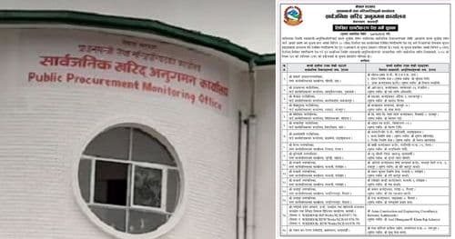 झन्डै डेढ दर्जन निर्माण कम्पनी कालोसूचीमा