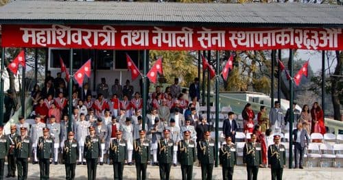 सेनाले मनायाे २६३औँ वार्षिकोत्सव तथा सेना दिवस