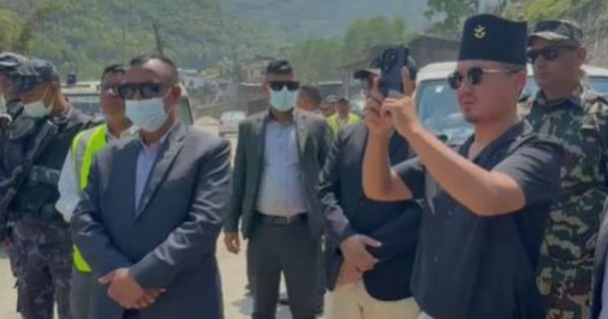 गृहमन्त्री गुरुङद्वारा नागढुङ्गा–मुग्लिङ सडकको स्थलगत अनुगमन