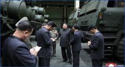 Comrade Kim Jong Un Guides Work of Defence Industry