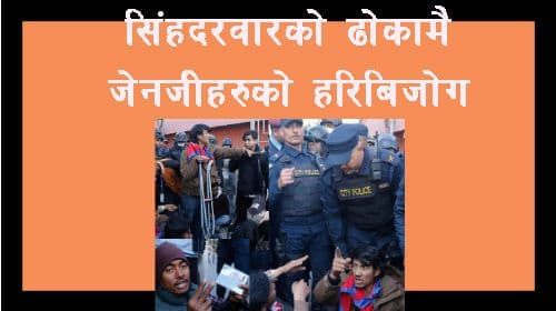 सरकारको ढोकामै जेनजीको बिजोग